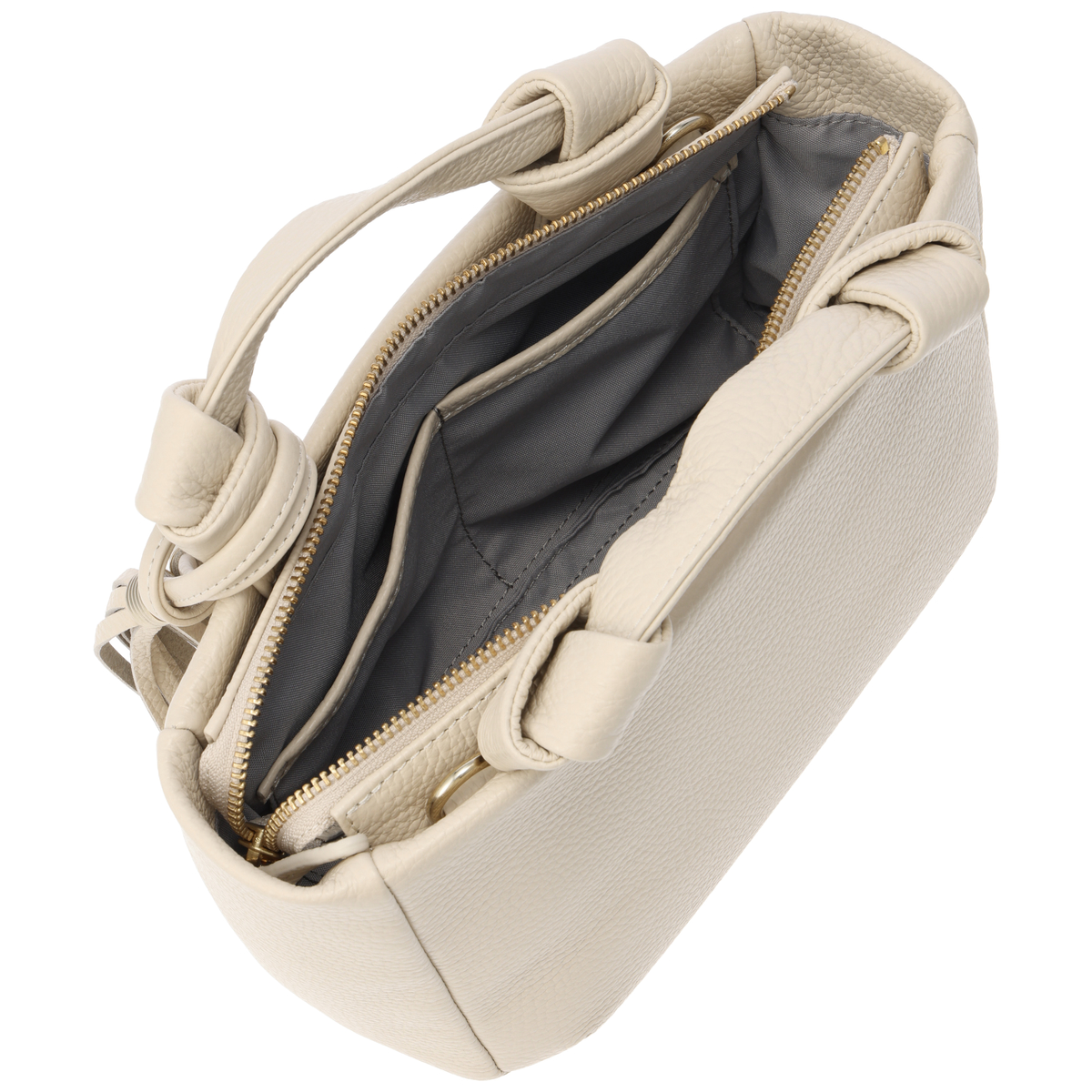 【Atelier nuu（アトリエ ヌウ)】ミニボストンバッグ　オフホワイト