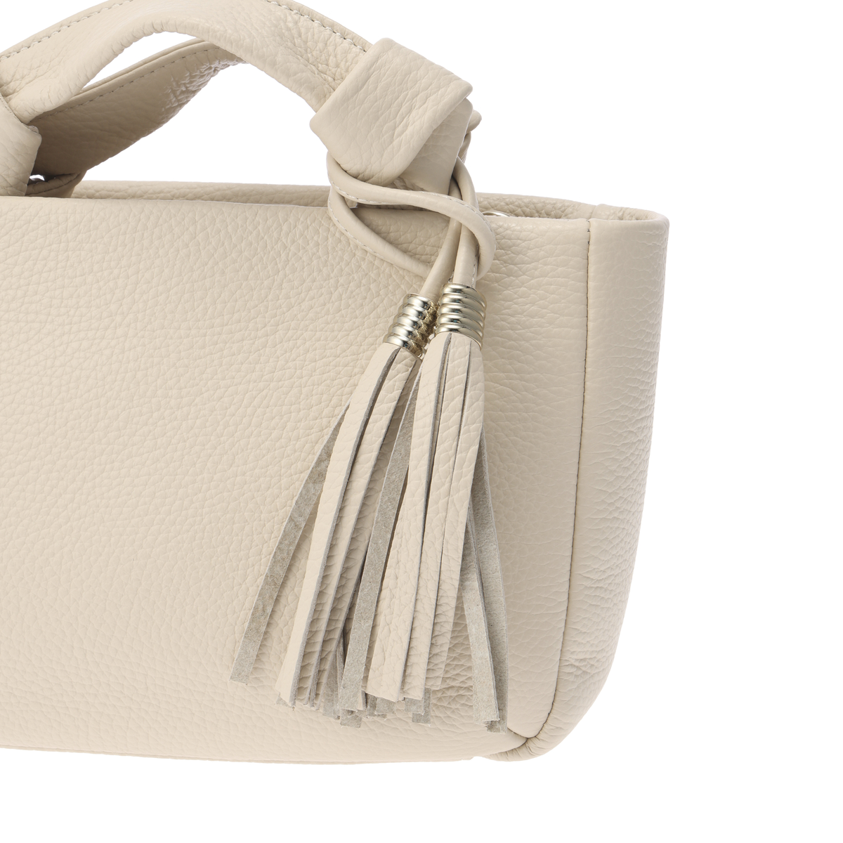 【Atelier nuu（アトリエ ヌウ)】ミニボストンバッグ　オフホワイト