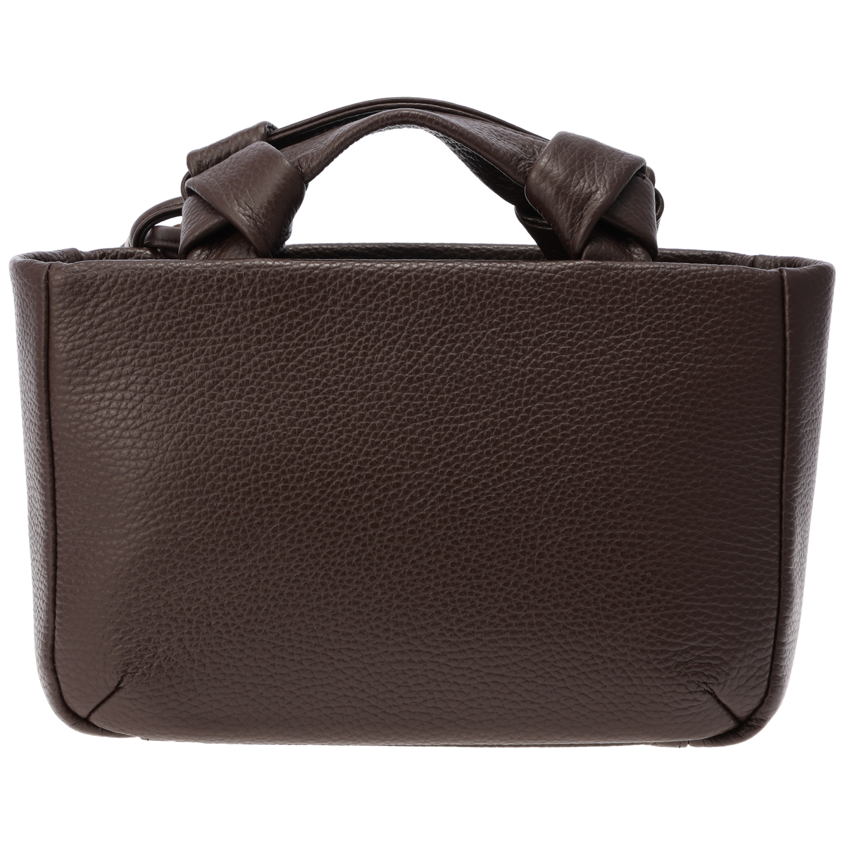 【Atelier nuu（アトリエ ヌウ)】ミニボストンバッグ　ダークブラウン