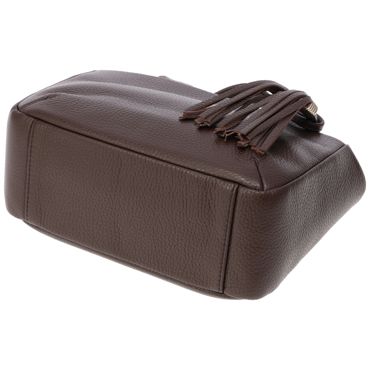 【Atelier nuu（アトリエ ヌウ)】ミニボストンバッグ　ダークブラウン