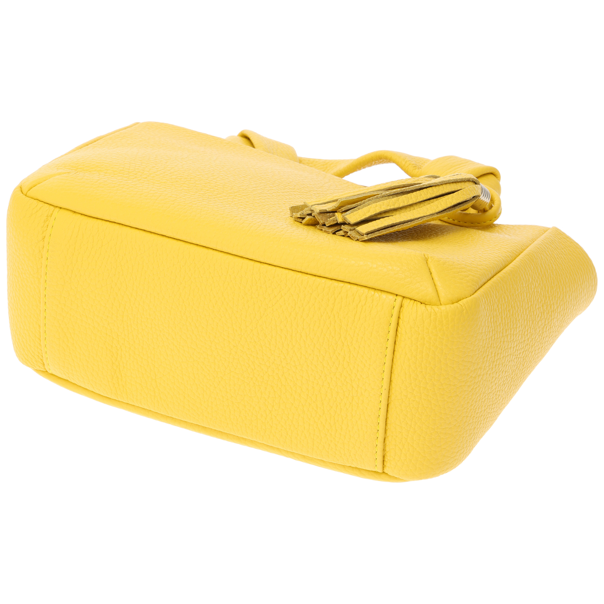 【Atelier nuu（アトリエ ヌウ)】ミニボストンバッグ　イエロー