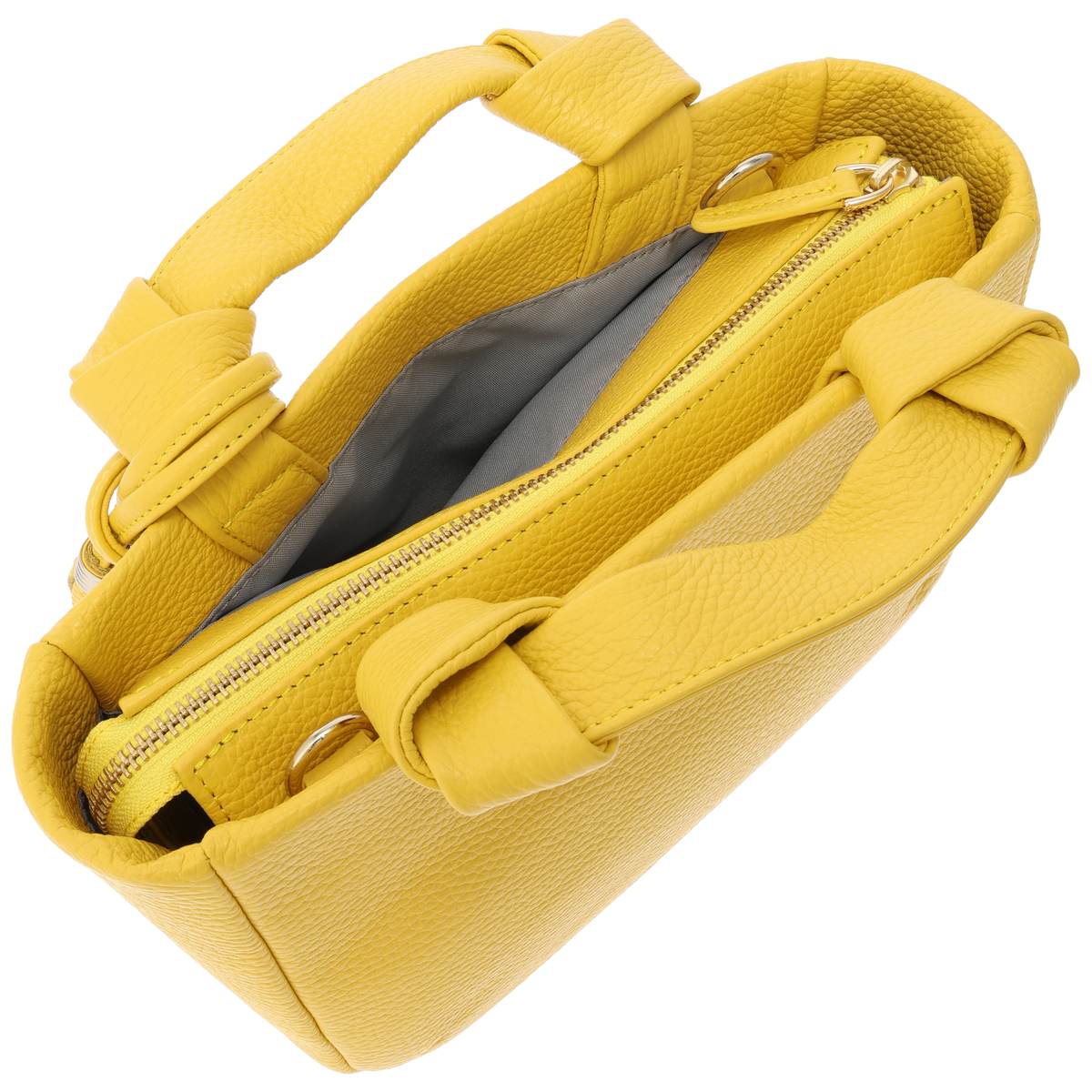 【Atelier nuu（アトリエ ヌウ)】ミニボストンバッグ　イエロー