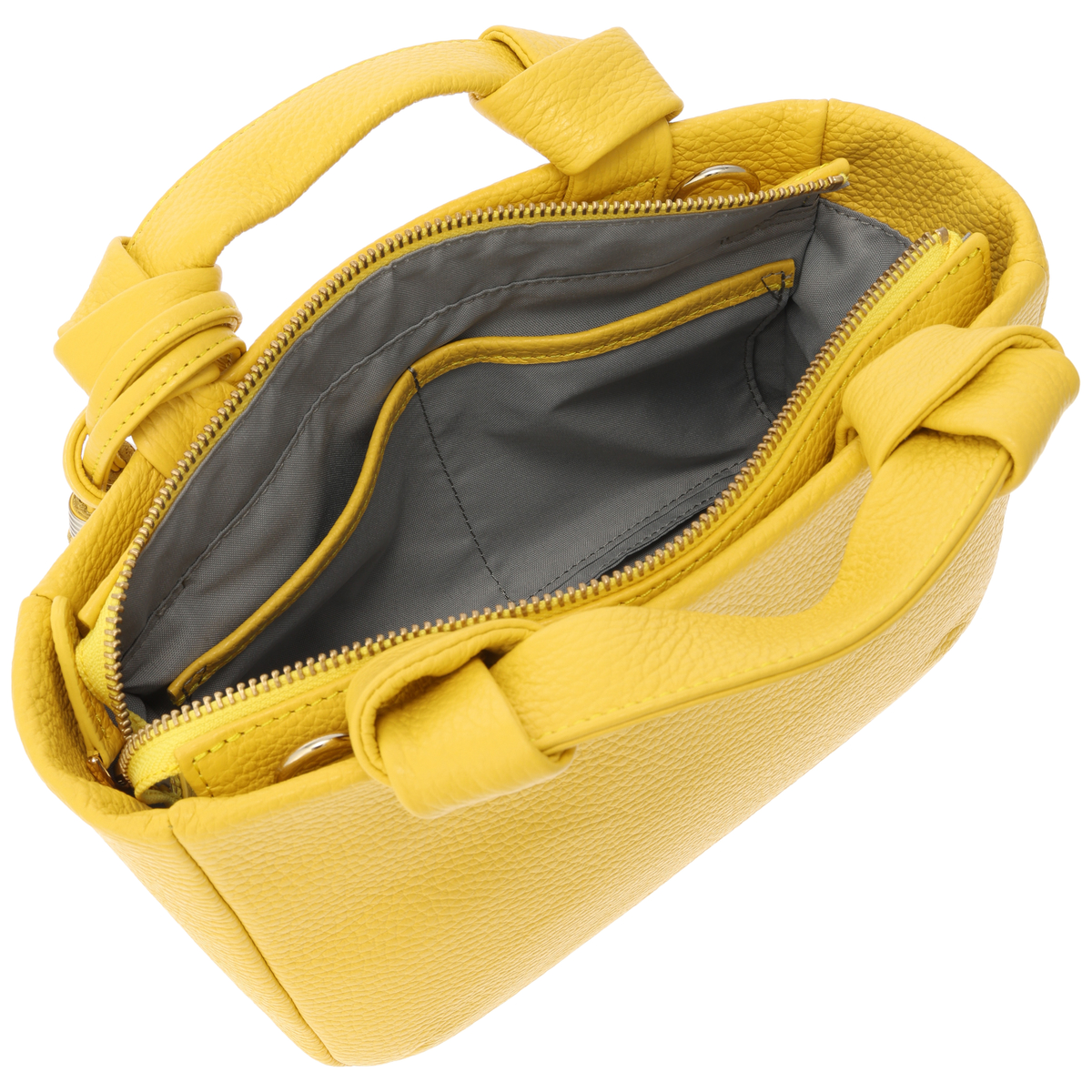【Atelier nuu（アトリエ ヌウ)】ミニボストンバッグ　イエロー