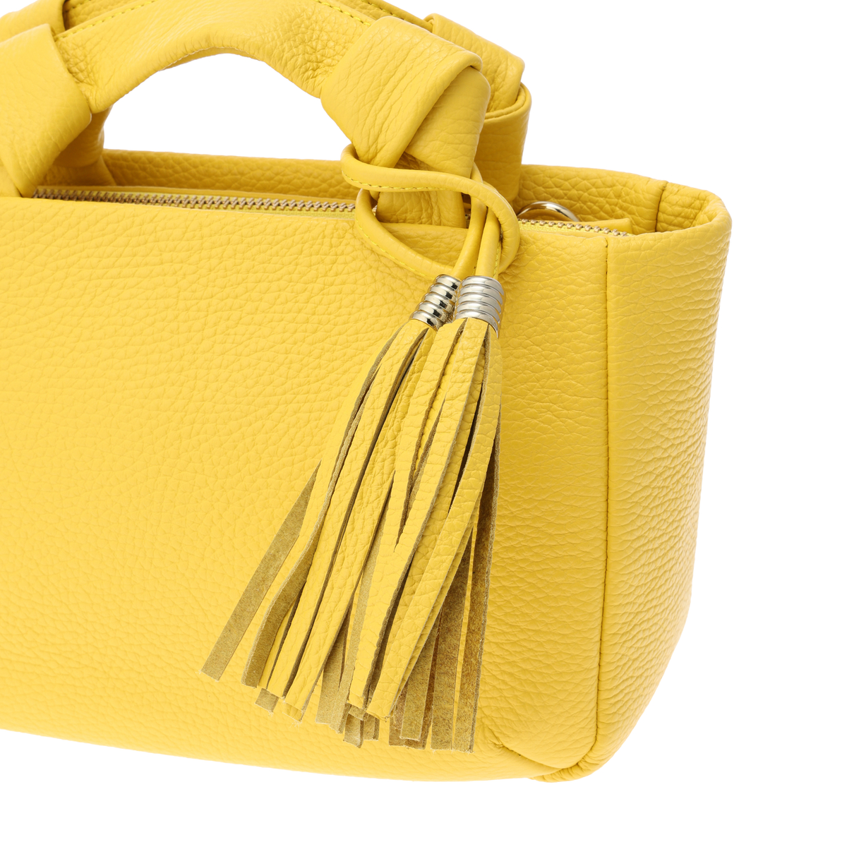 【Atelier nuu（アトリエ ヌウ)】ミニボストンバッグ　イエロー