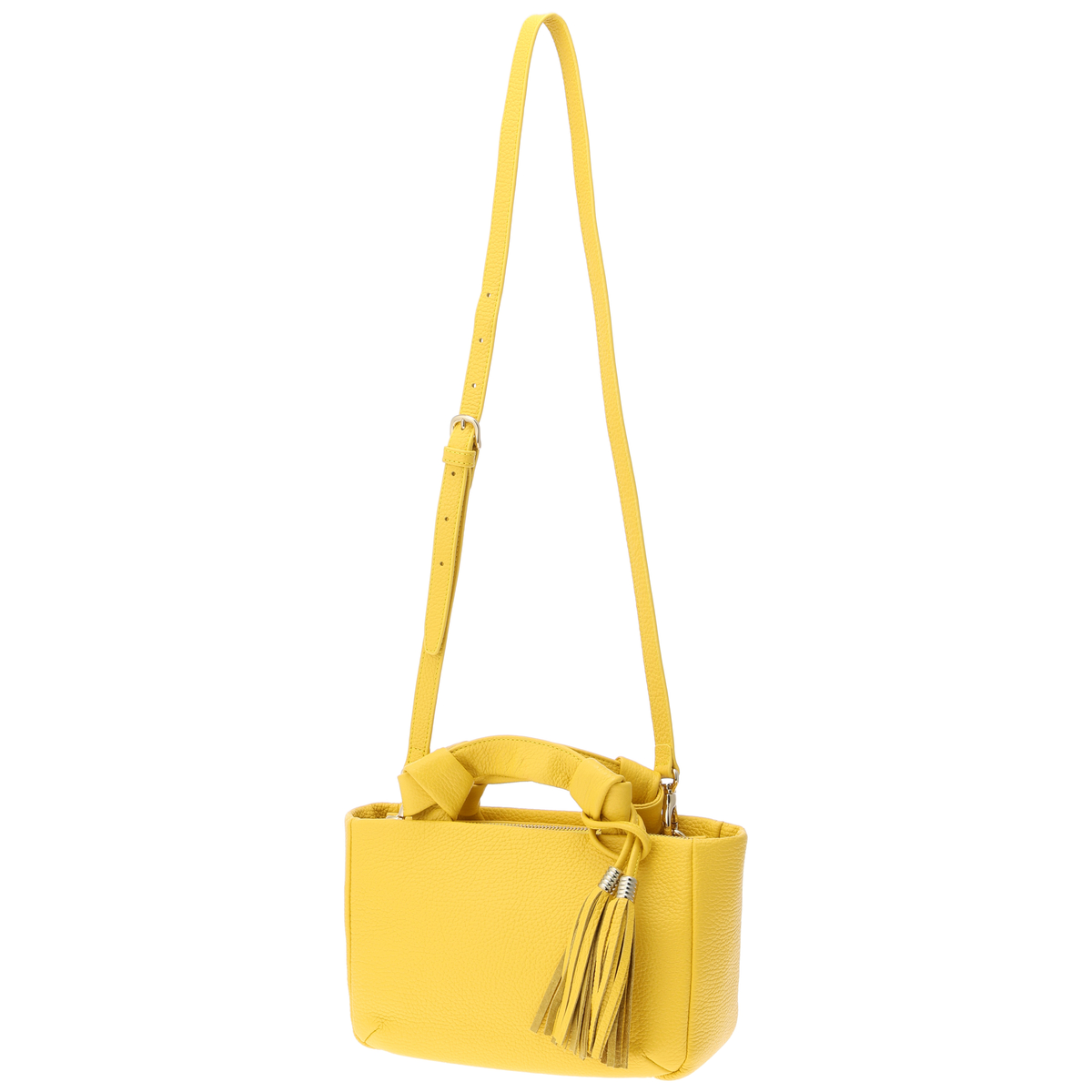 【Atelier nuu（アトリエ ヌウ)】ミニボストンバッグ　イエロー