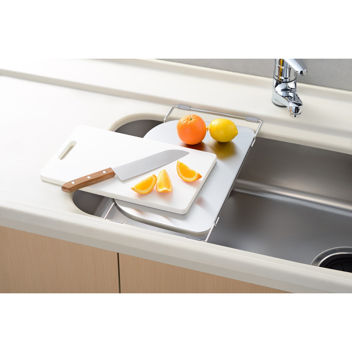 調理スペースが広がるトレー