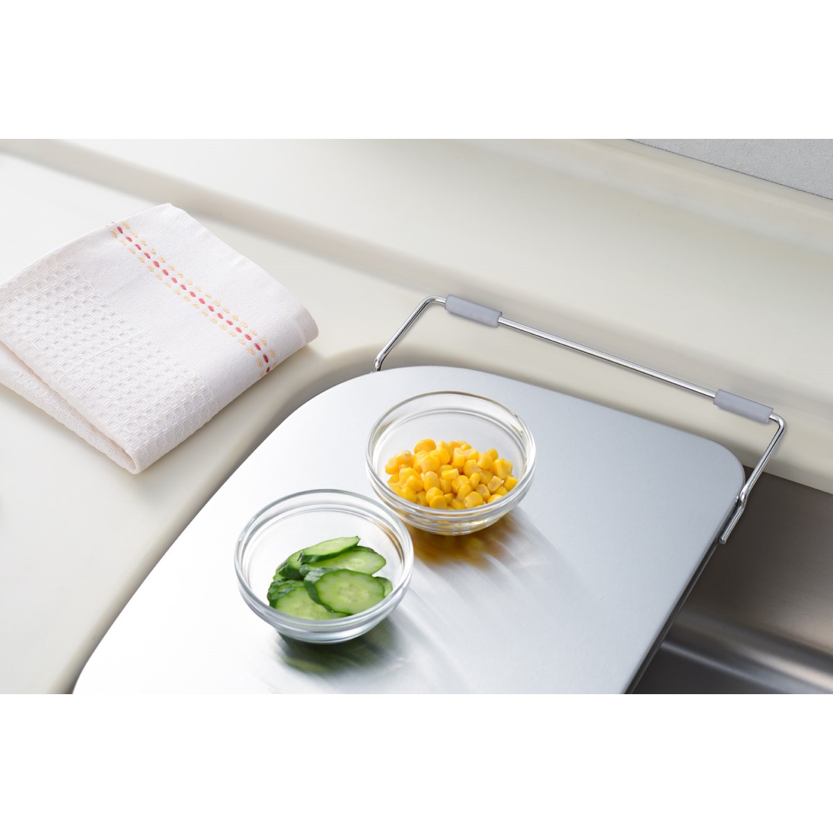 調理スペースが広がるトレー