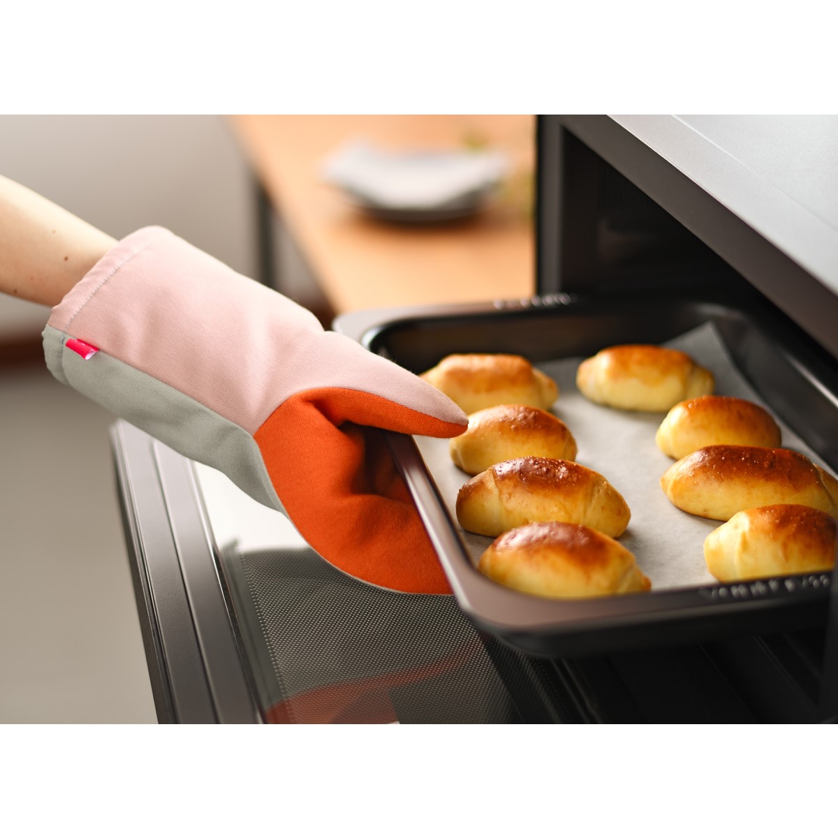 グッとつかめる耐熱ミトン大 2個組