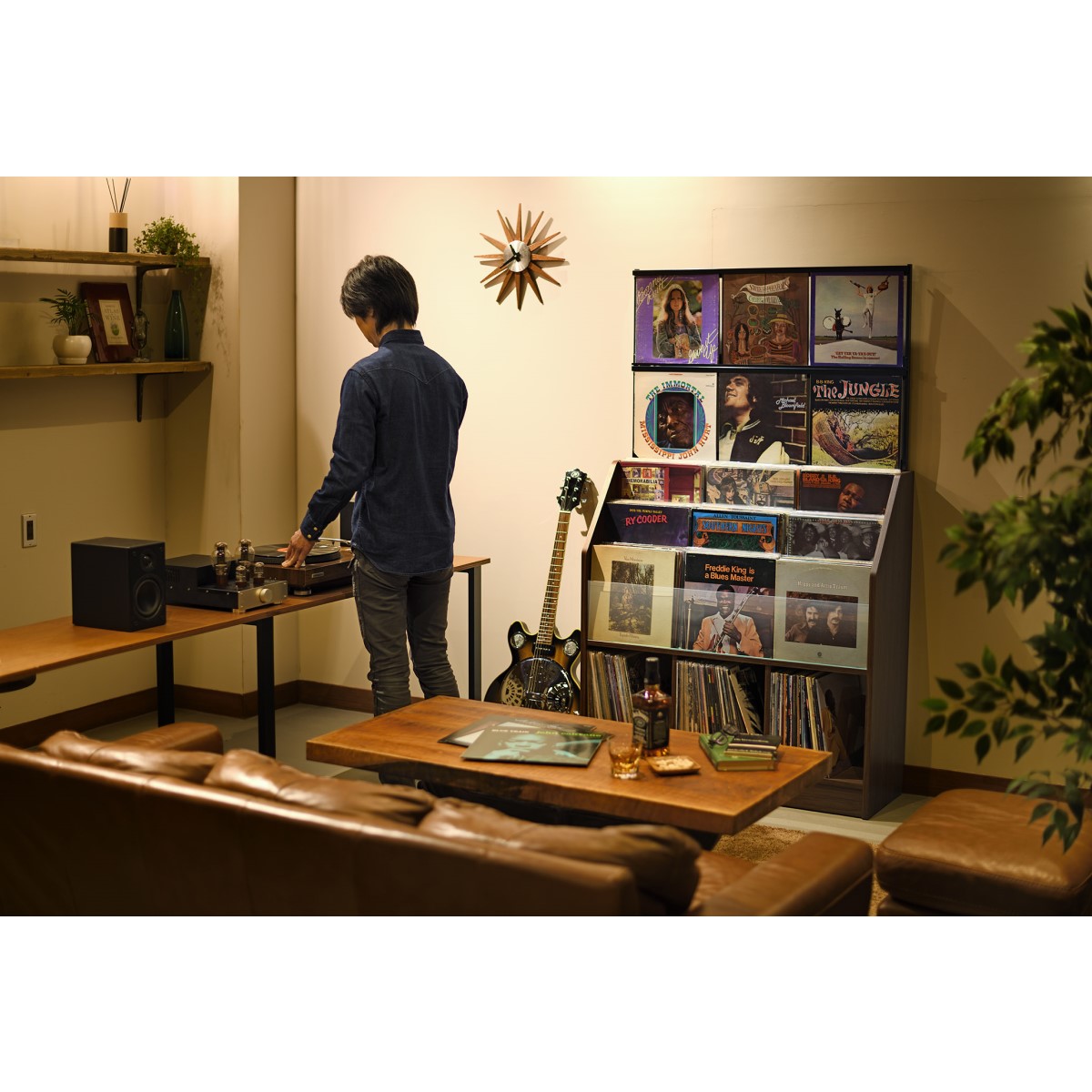 レコードディスプレイラック