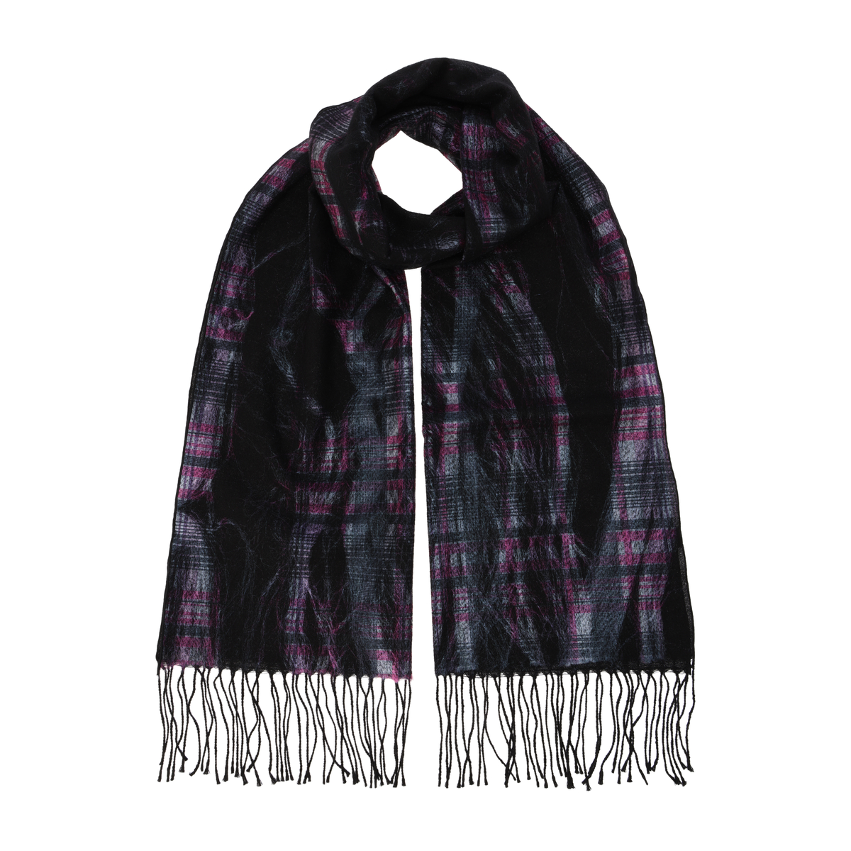 ウールモルフォニードルプリントストール