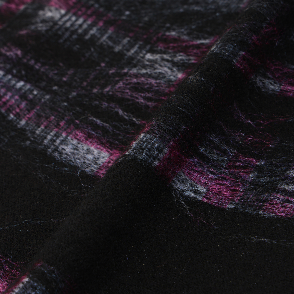 ウールモルフォニードルプリントストール