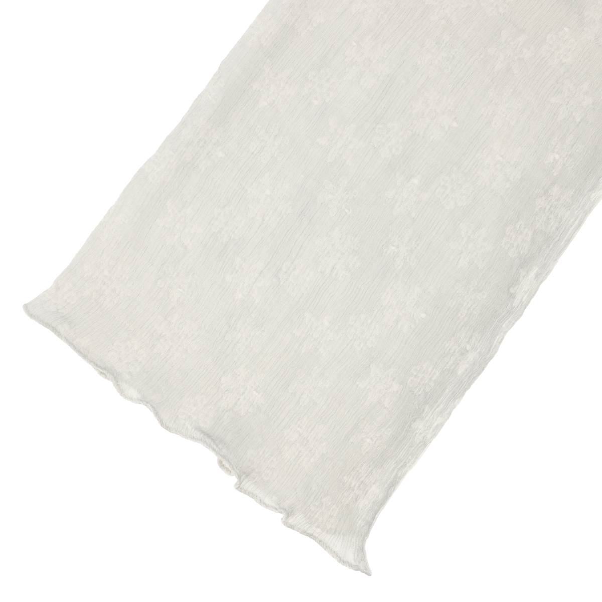 シルク雪の結晶柄ストール