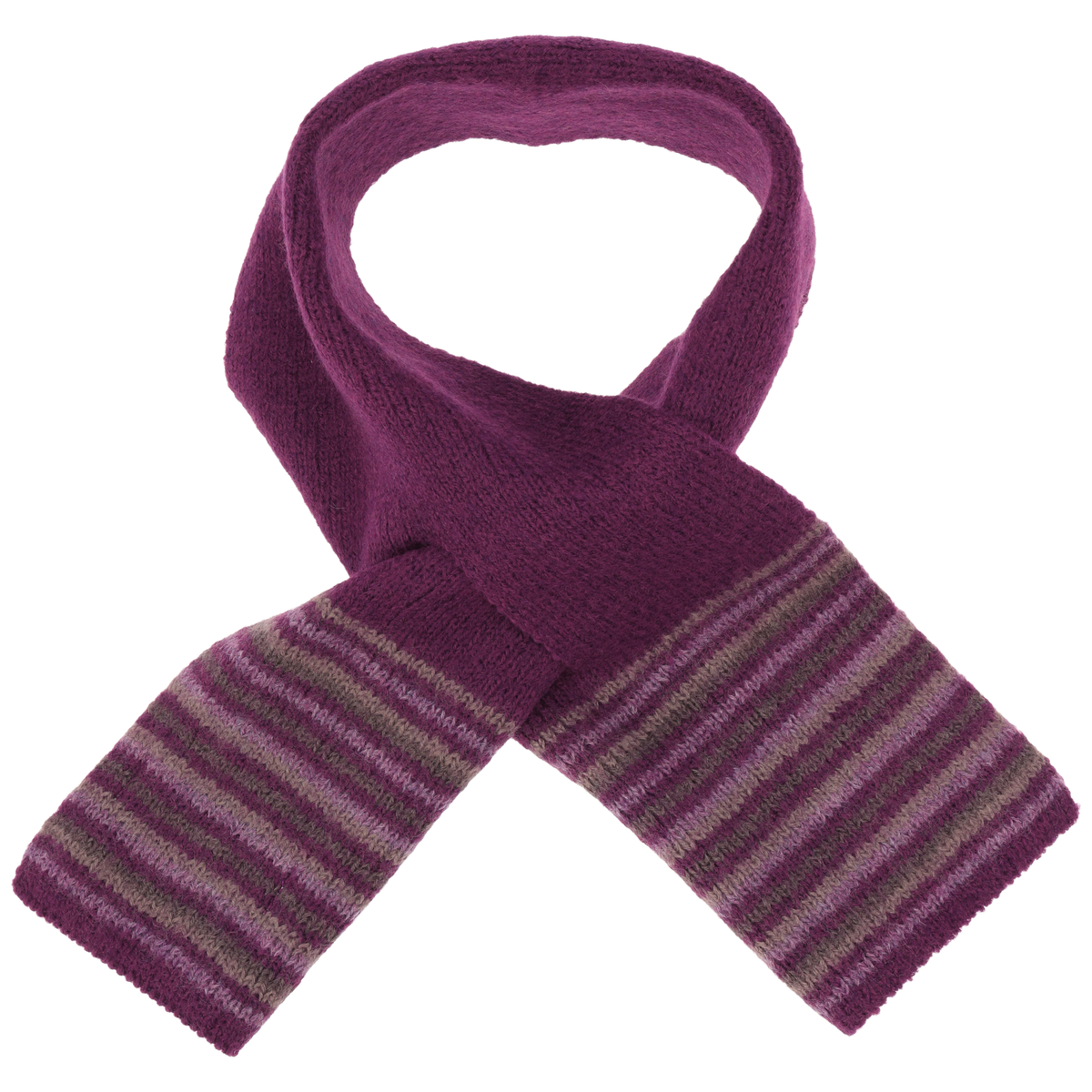 縮絨リバーシブルクローシュ ミニマフラーセット