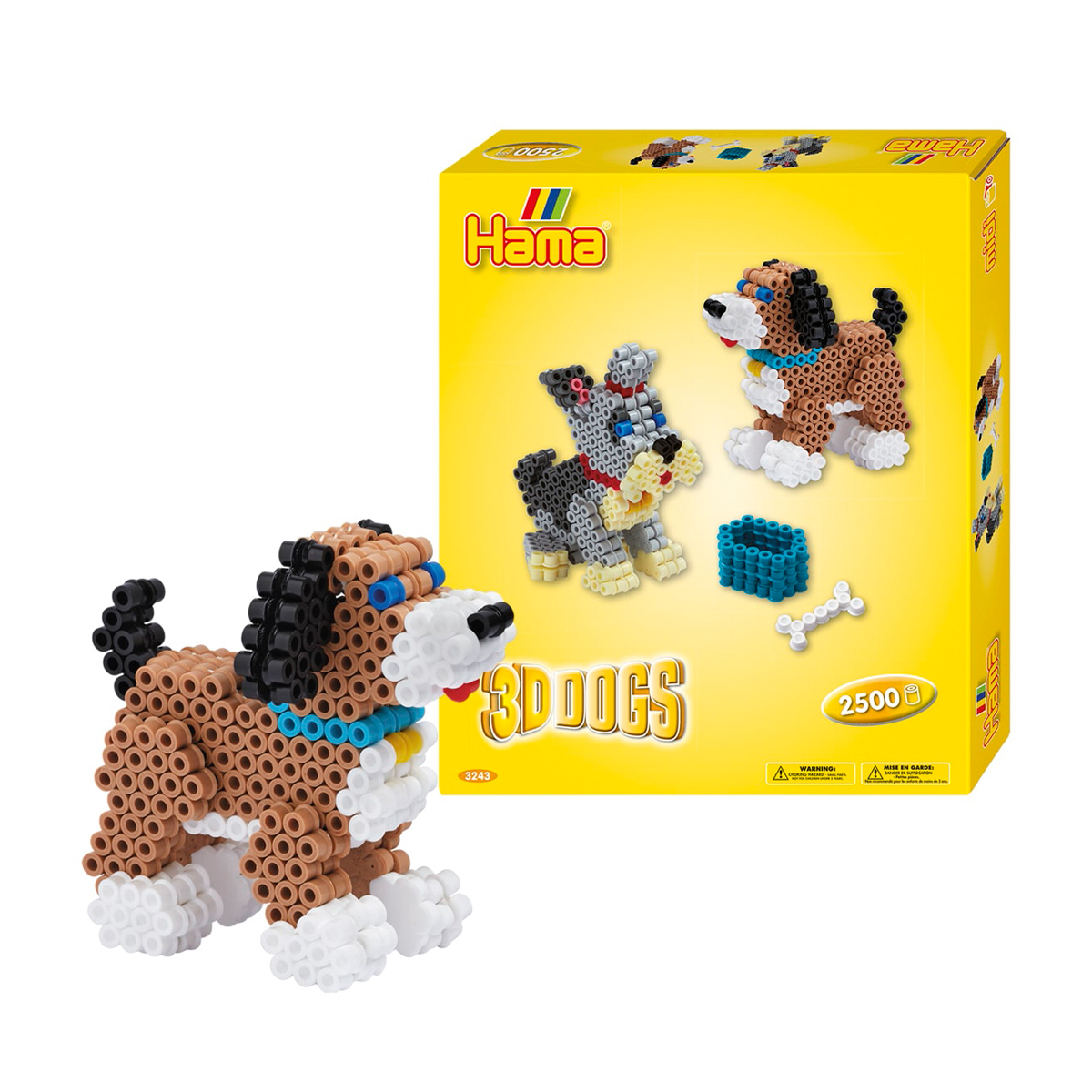 ハマビーズ３Dセット　２匹の犬