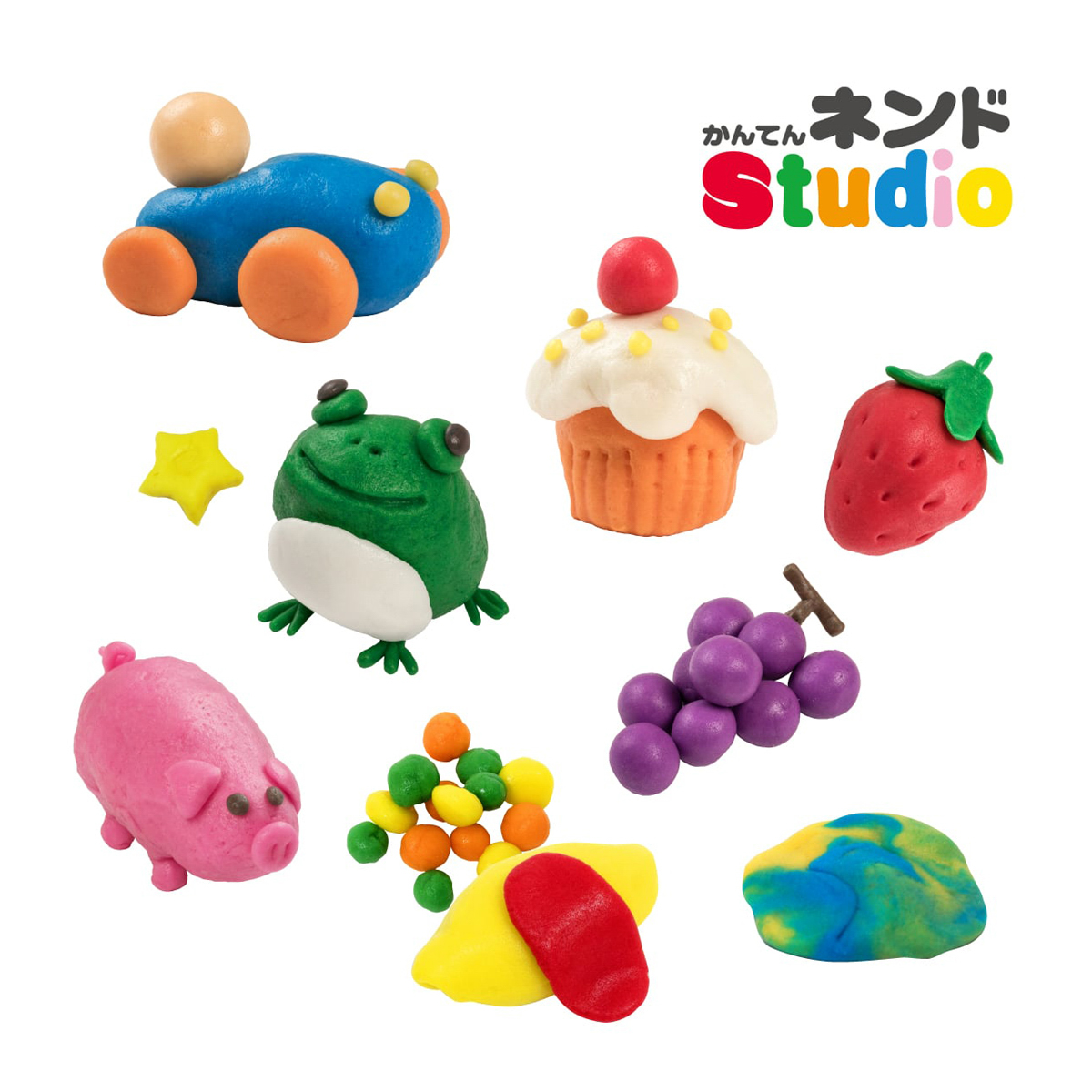 かんてんねんどスタジオ　４色セット
