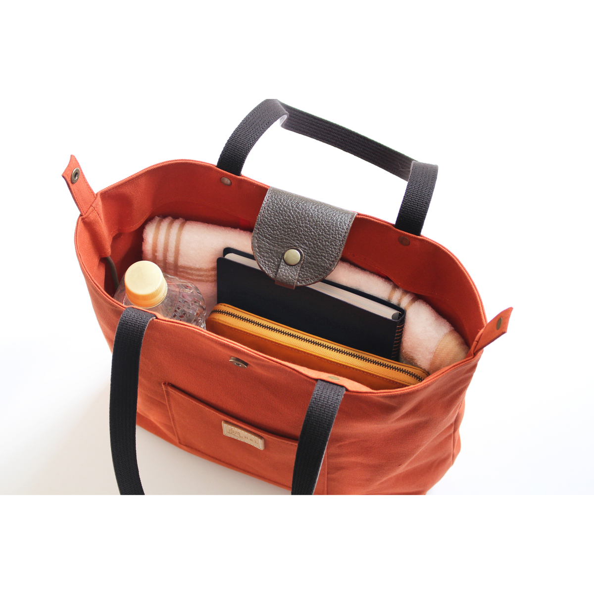 倉敷産帆布×姫路レザー Aライントート