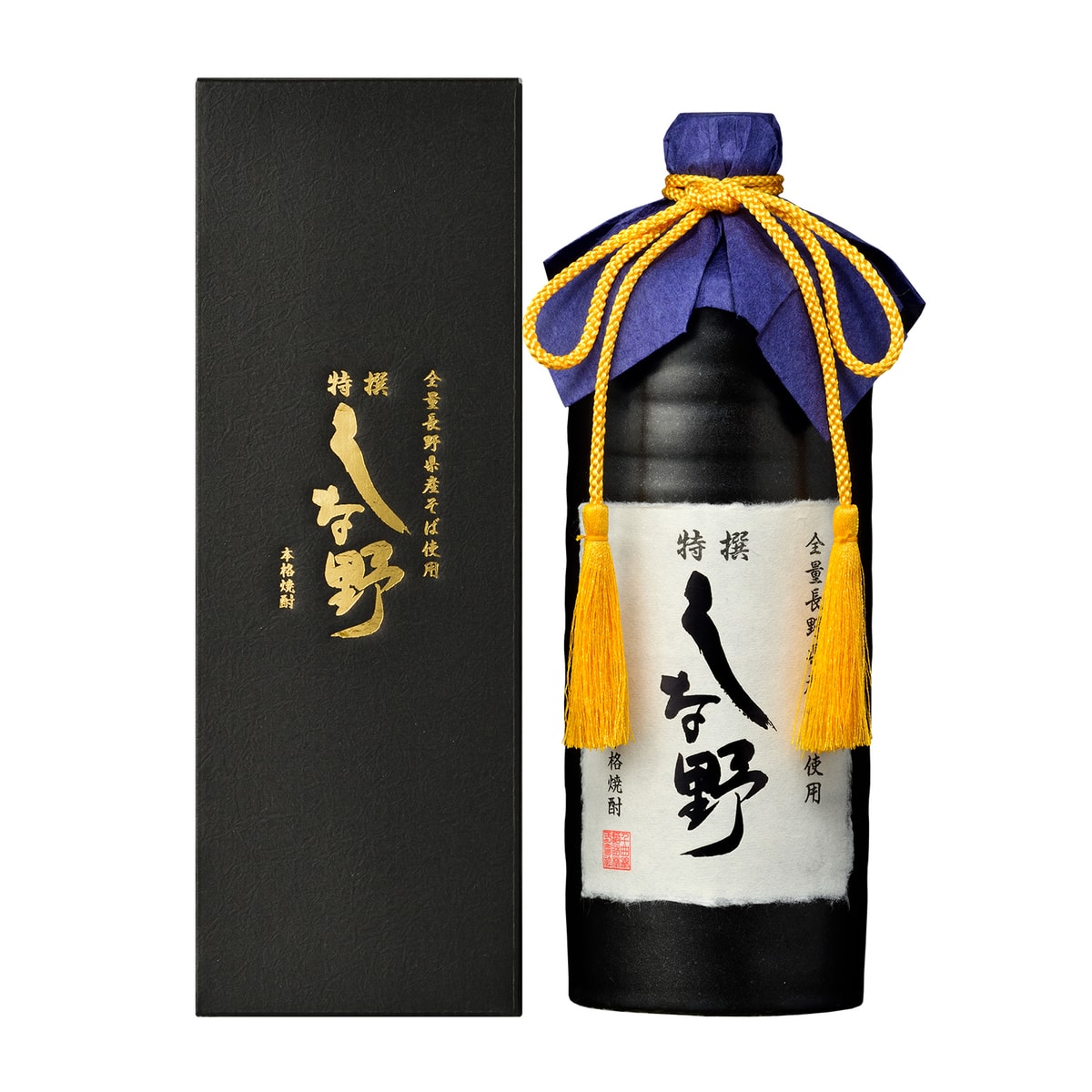 千曲錦酒造 そば焼酎 特撰しな野 25度 720ml 化粧箱入り 【そば焼酎