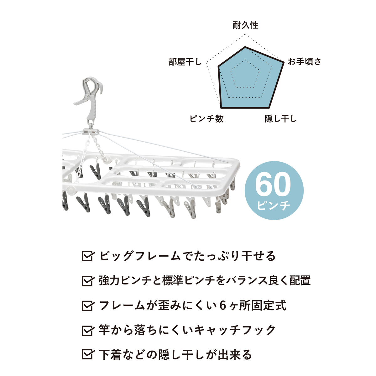 The hangers ランドリーハンガー 60P