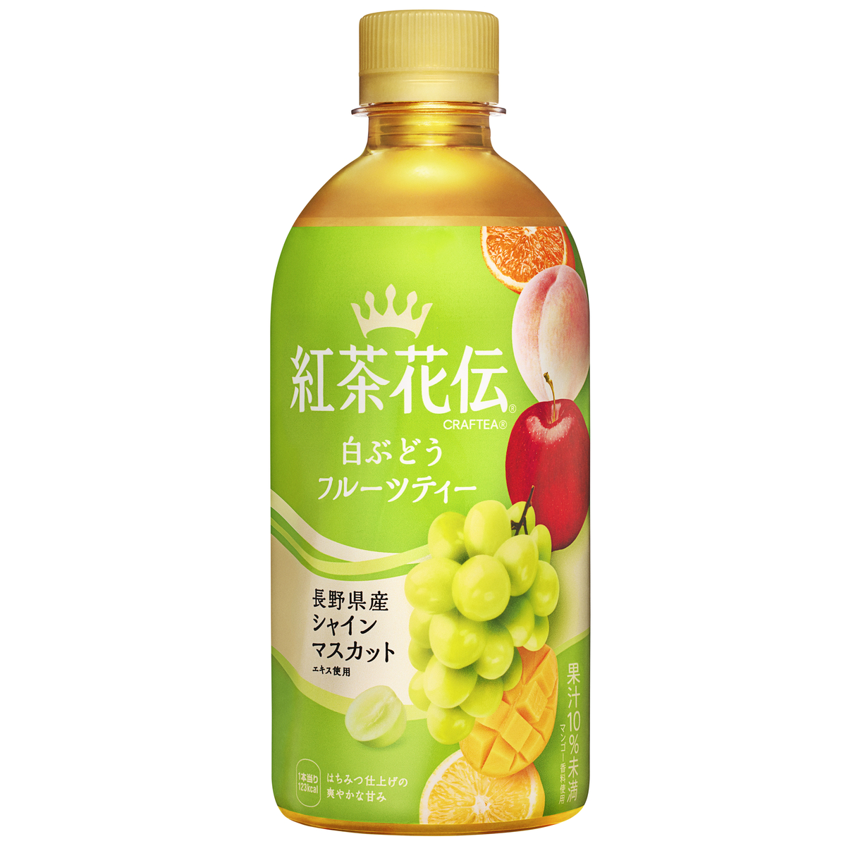 紅茶花伝 クラフティー 白ぶどうフルーツティー 440mlPET（24本）