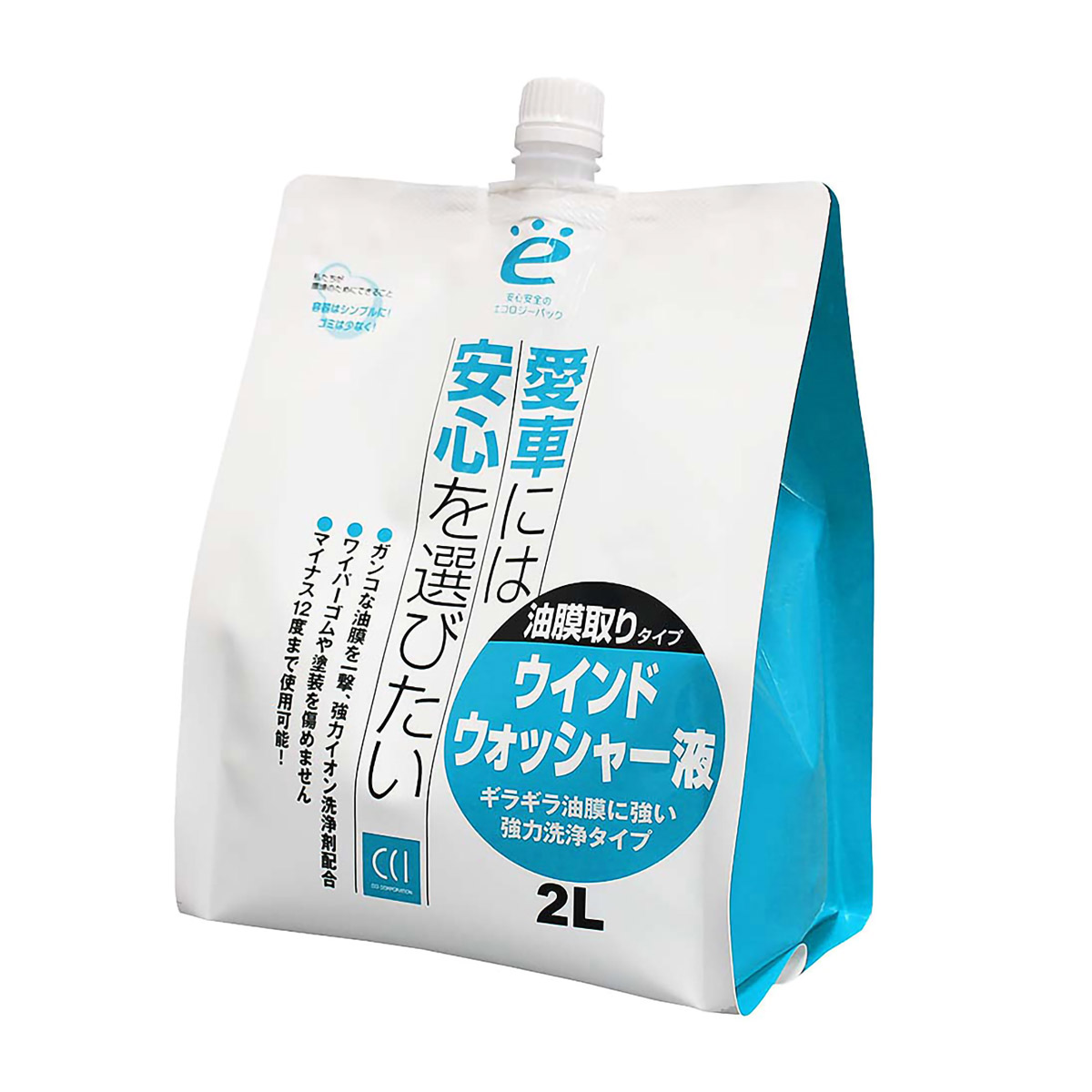 エコロジーパック　油膜取りタイプ　ウィンドウォッシャー液　２L