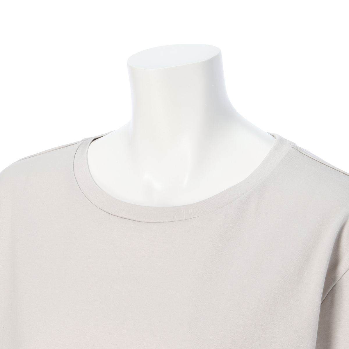 播州織　ドッキング七分丈Tシャツ
