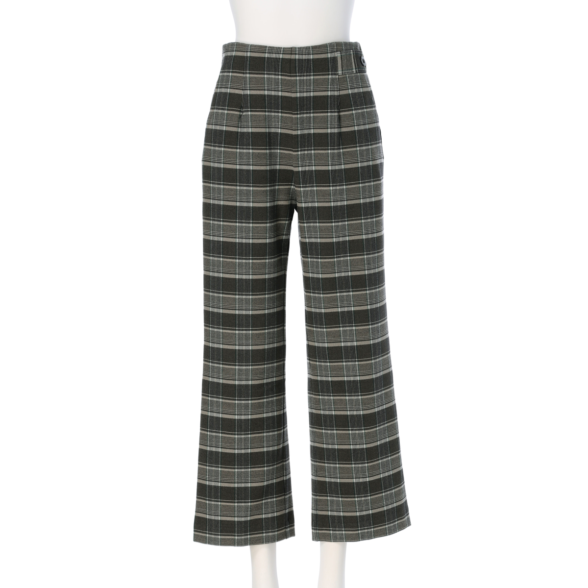 【Hana　Akari】2WAY起毛チェックパンツ