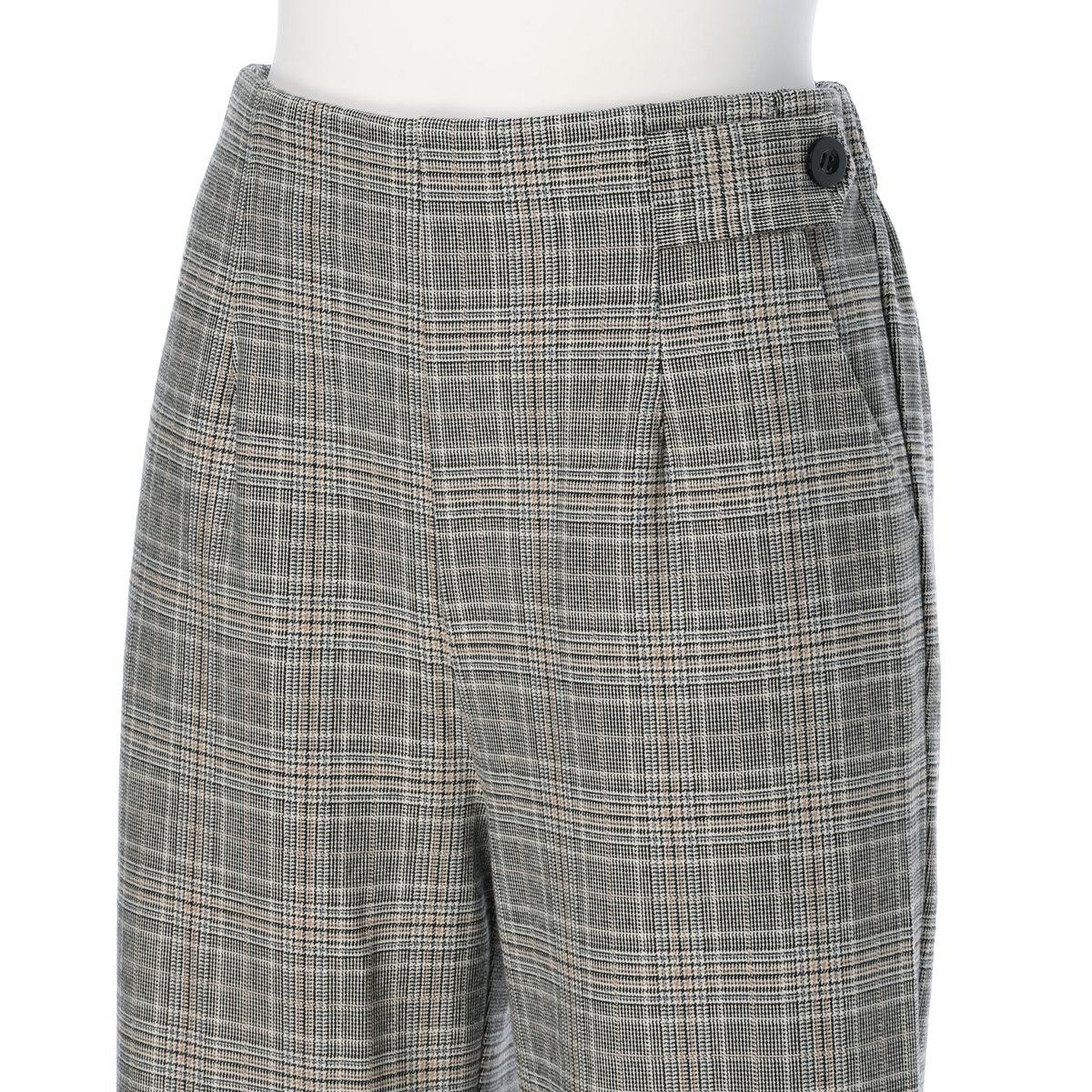 【Hana　Akari】2WAY起毛チェックパンツ