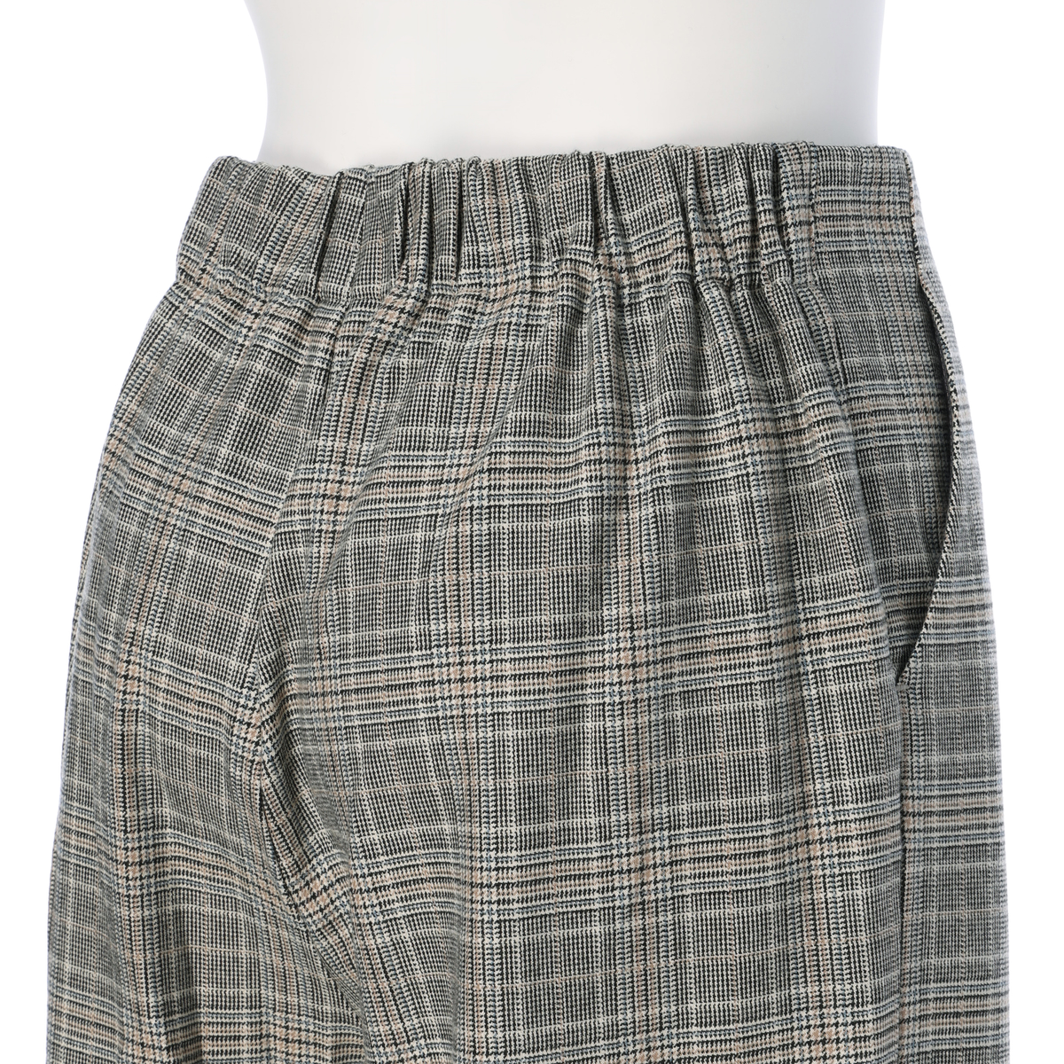 【Hana　Akari】2WAY起毛チェックパンツ