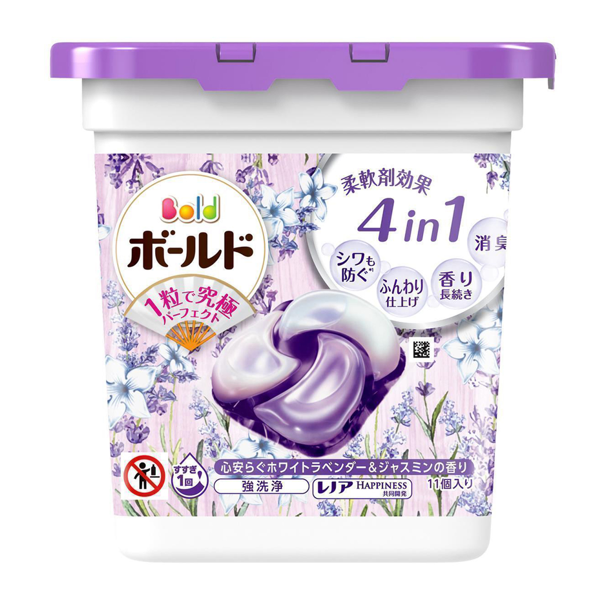 ボールド　ジェルボール４Ｄ　ラベンダー＆フローラルガーデン　本体　１１個