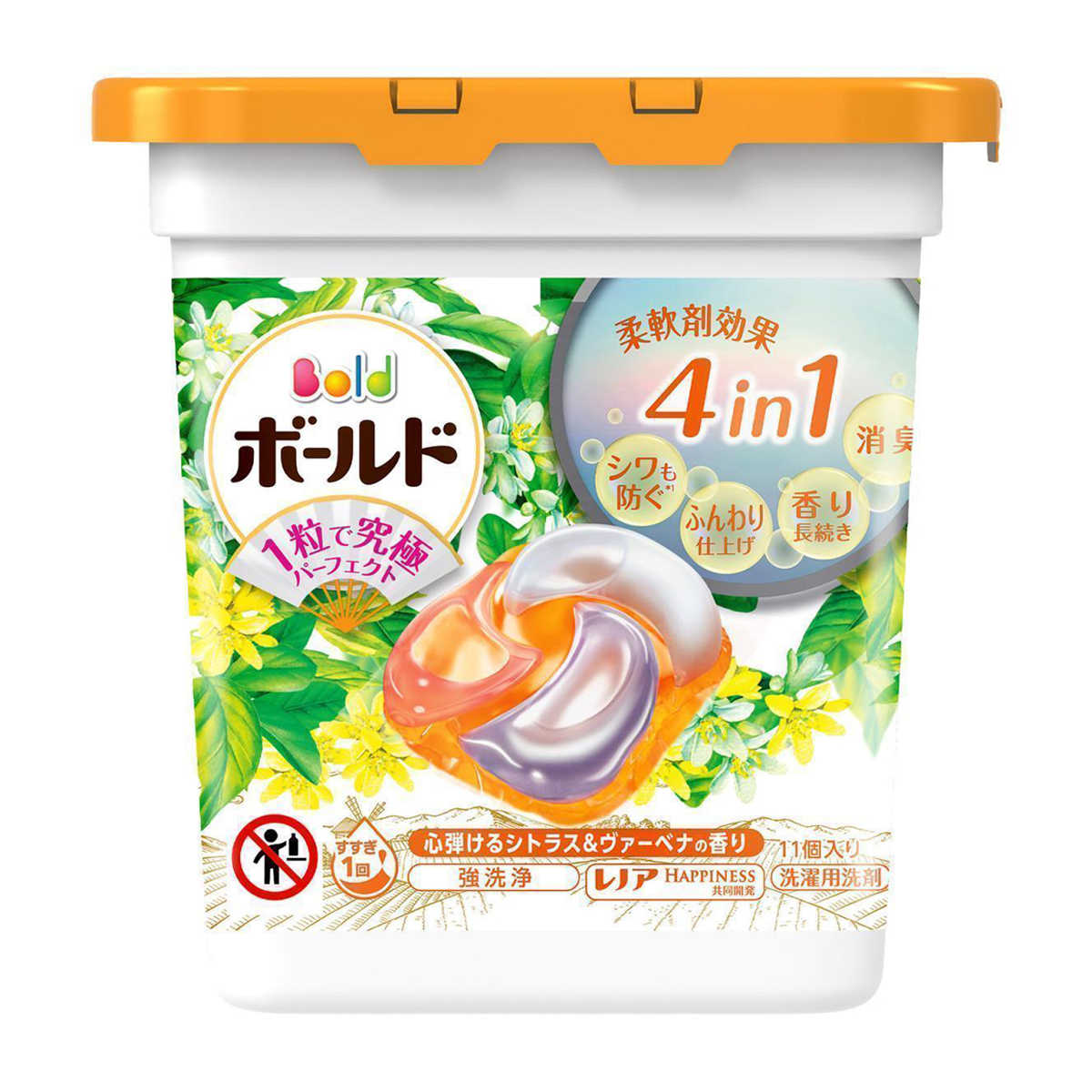 ボールド　ジェルボール４Ｄ　シトラス＆ヴァーベナ　本体　１１個
