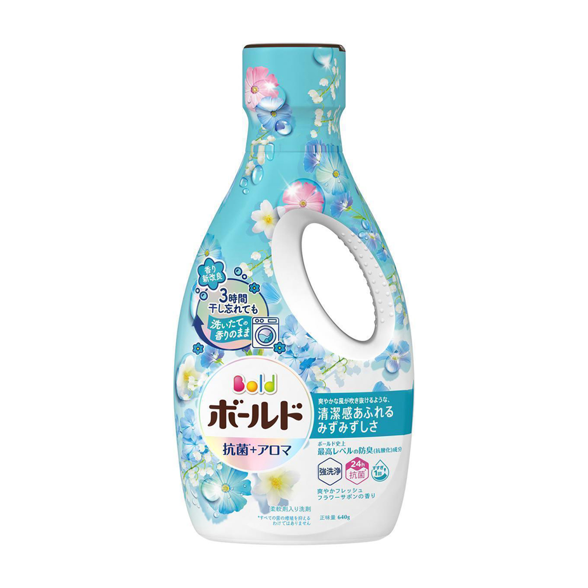 ボールド　洗濯洗剤　液体　フレッシュフラワーサボン　本体　６４０ｇ
