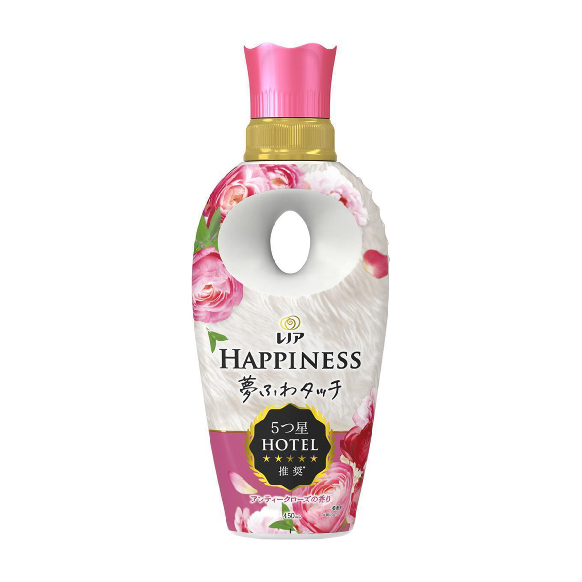 レノア　ハピネス　柔軟剤　アンティークローズ　本体　４５０ｍｌ