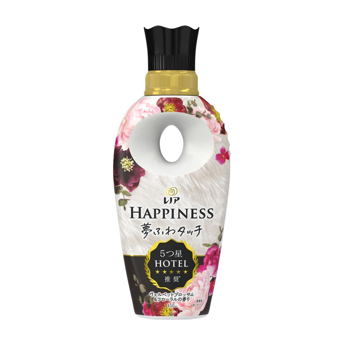 レノア　ハピネス　柔軟剤　ヴェルベットブロッサム＆フローラル　本体　４５０ｍｌ