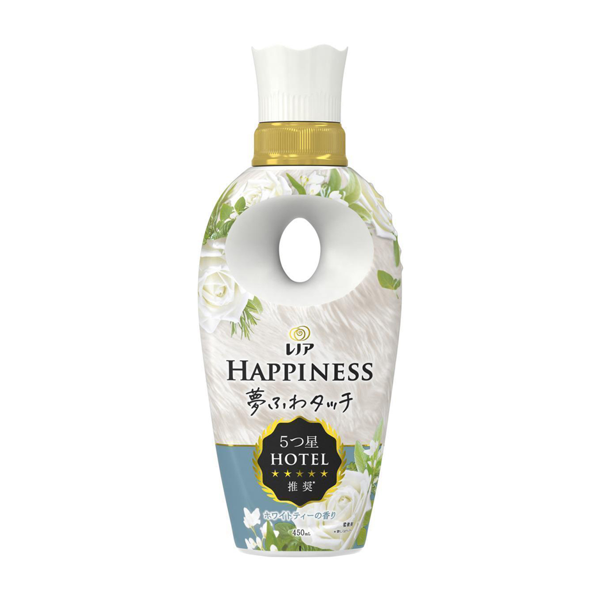 レノア　ハピネス　柔軟剤　ホワイトティー　本体　４５０ｍｌ