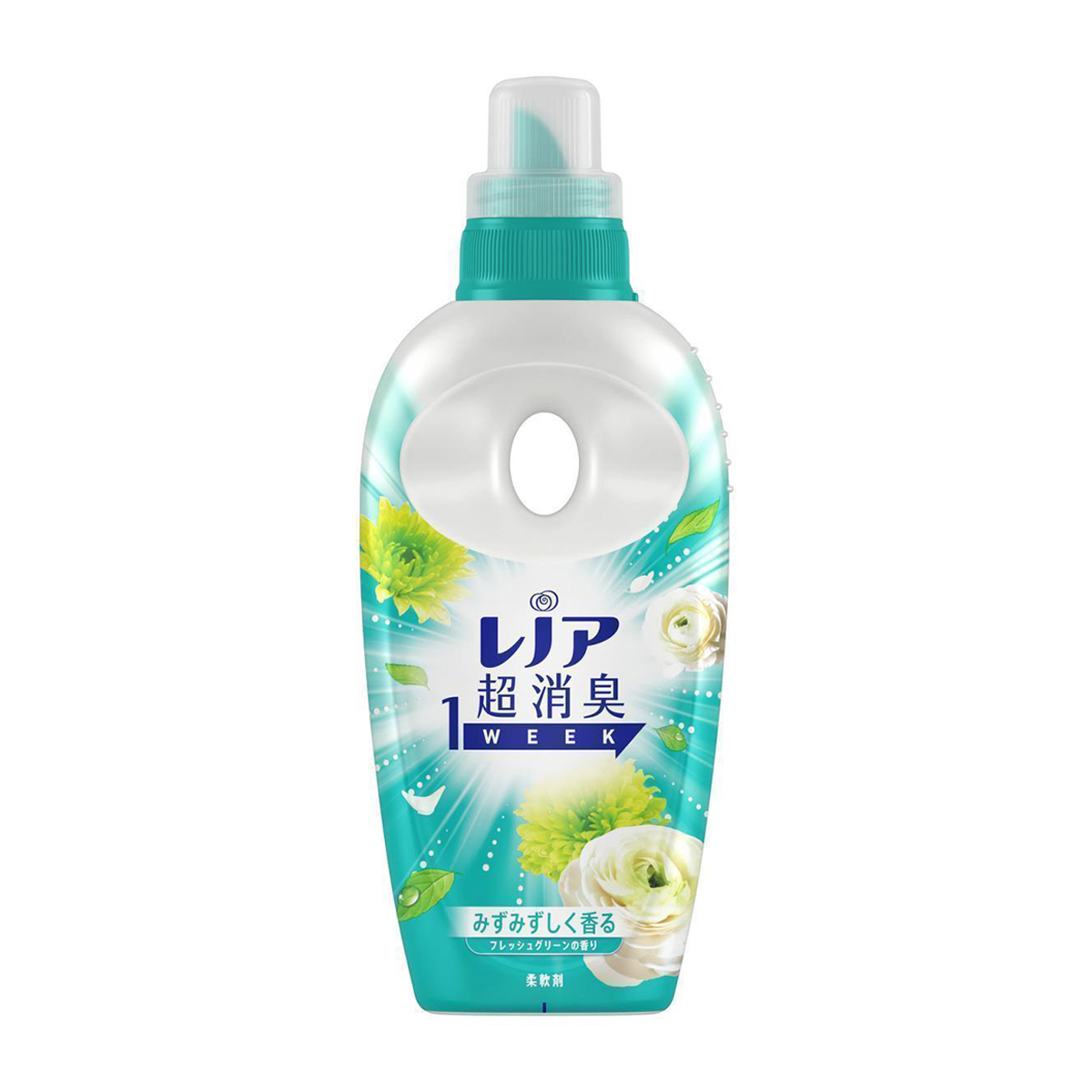 レノア　超消臭１ＷＥＥＫ　柔軟剤　フレッシュグリーン　本体　５３０ｍｌ