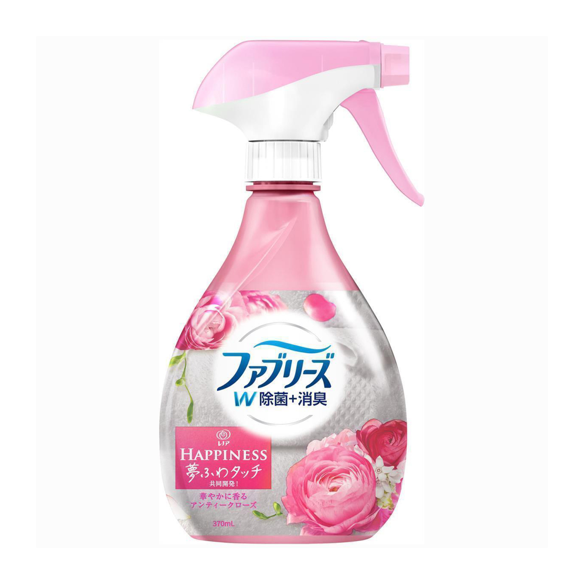 ファブリーズ　Ｗ除菌＋消臭　華やかに香るアンティークローズ　本体　３７０ｍｌ