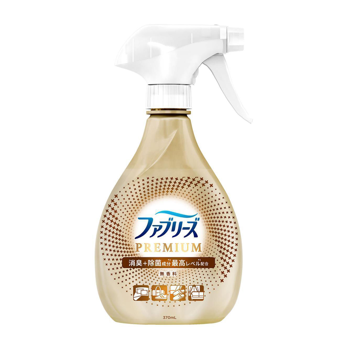 ファブリーズ　Ｗ除菌＋消臭　ＰＲＥＭＩＵＭ　無香料　本体　３７０ｍｌ