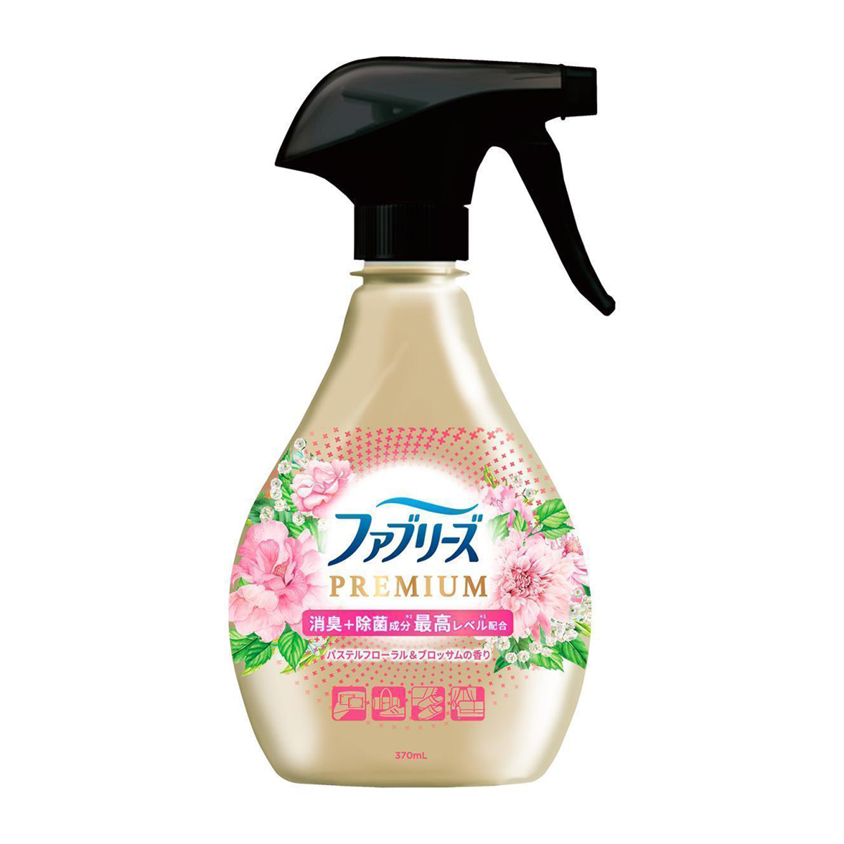 ファブリーズ　ＰＲＥＭＩＵＭ　パステルフローラル＆ブロッサムの香り　本体　３７０ｍｌ