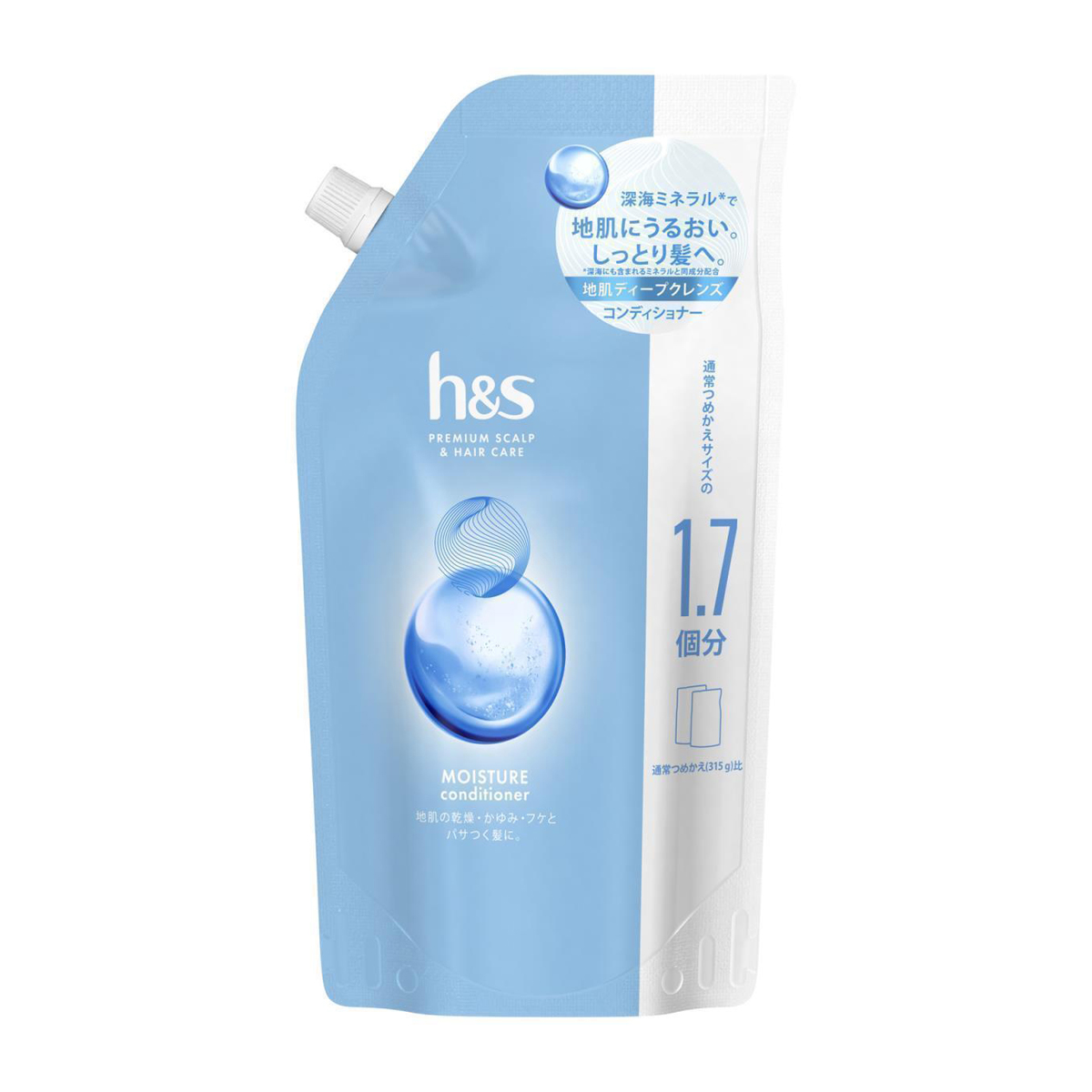 ｈ＆ｓ　モイスチャー　コンディショナー　つめかえ　特大サイズ　５５０ｇ