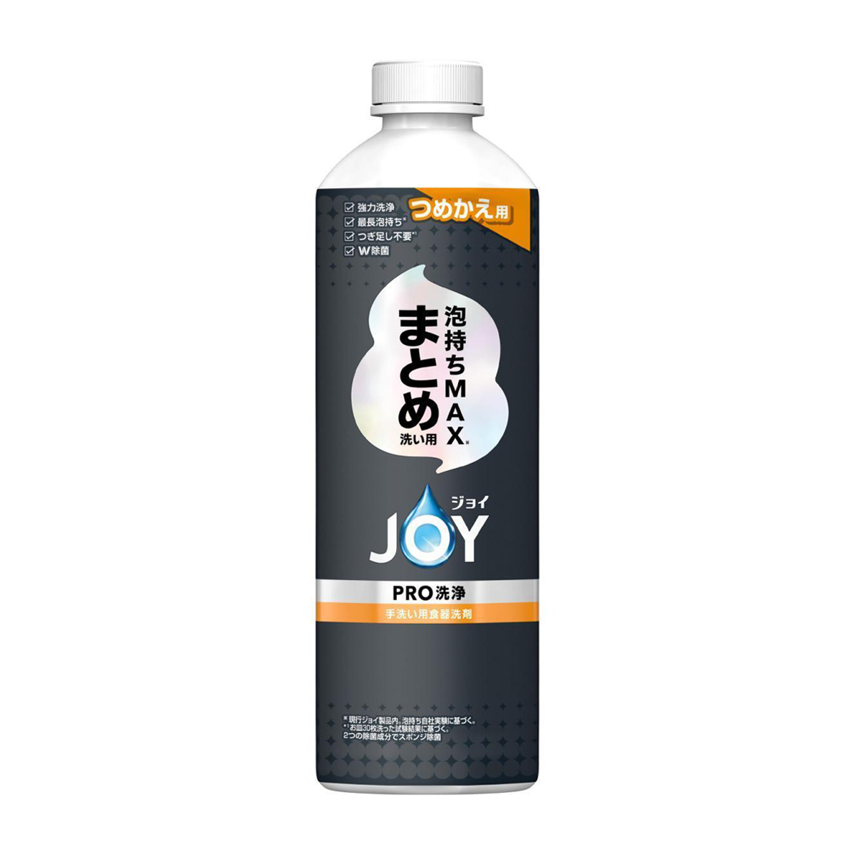 ジョイ　ＰＲＯ洗浄　食器用洗剤　まとめ洗い用　詰め替え　３９０ｍｌ
