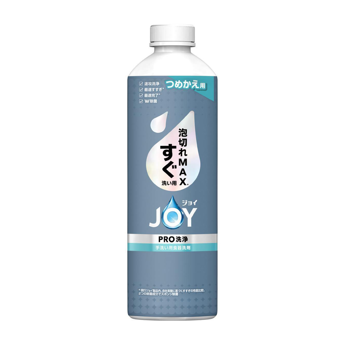 ジョイ　ＰＲＯ洗浄　食器用洗剤　すぐ洗い用　詰め替え　３９０ｍｌ