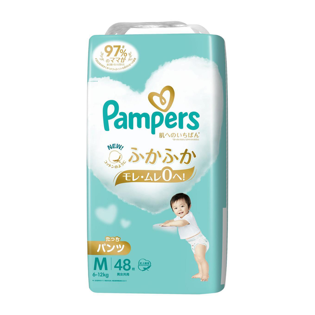 パンパース　肌へのいちばん　６～１２ｋｇ　たっちパンツ　Ｍサイズ　４８枚