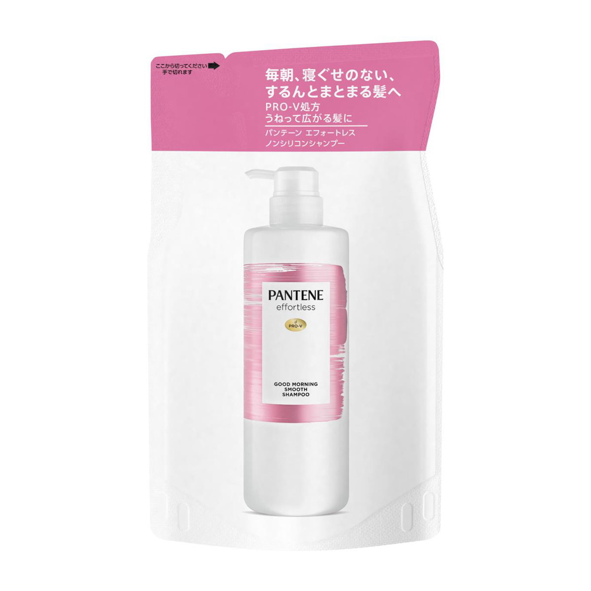 パンテーン　エフォートレス　グッドモーニングスムース　シャンプー　つめかえ　３５０ｍｌ