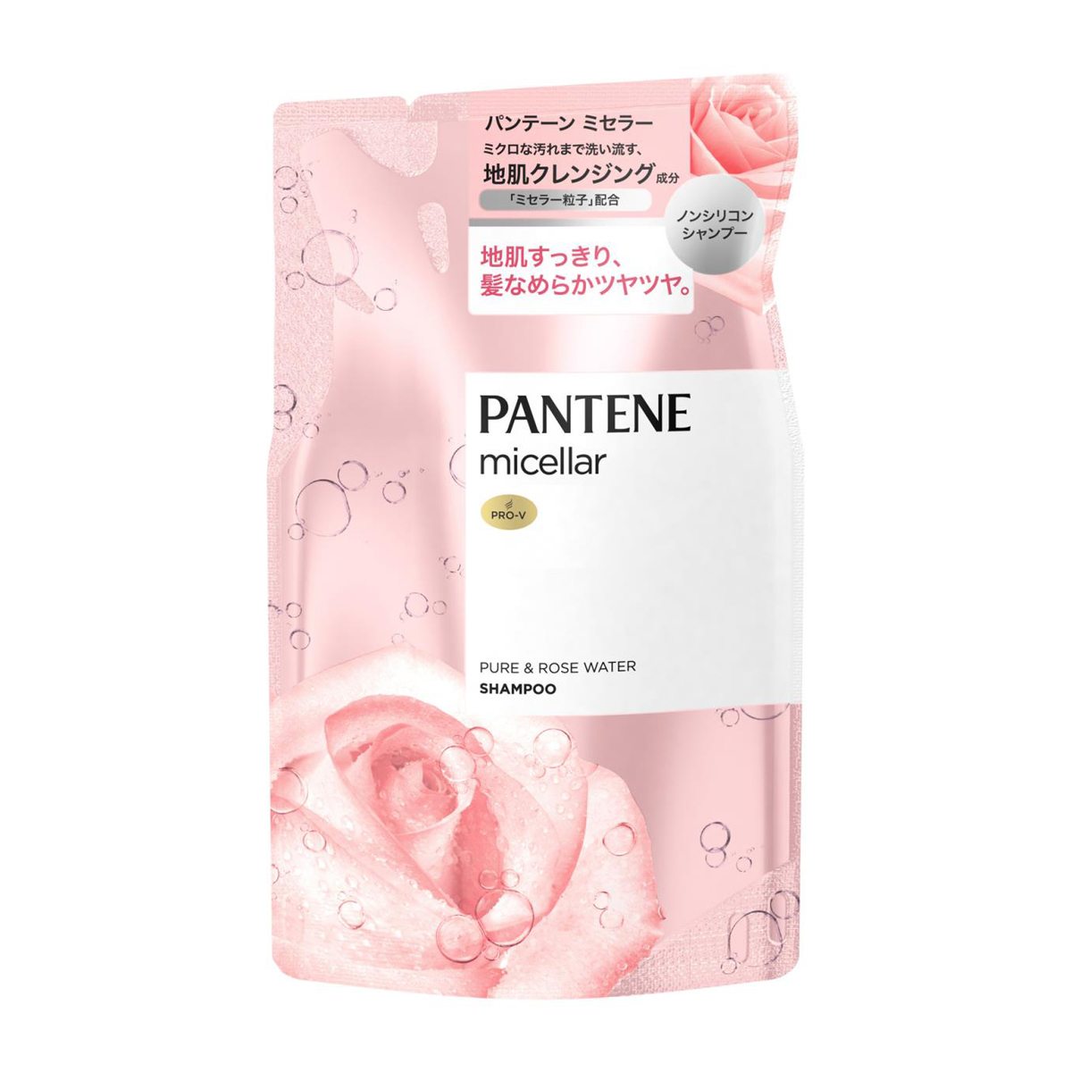 パンテーン　ミセラー　ノンシリコン　ピュア＆ローズウォーター　つめかえ　３５０ｍｌ