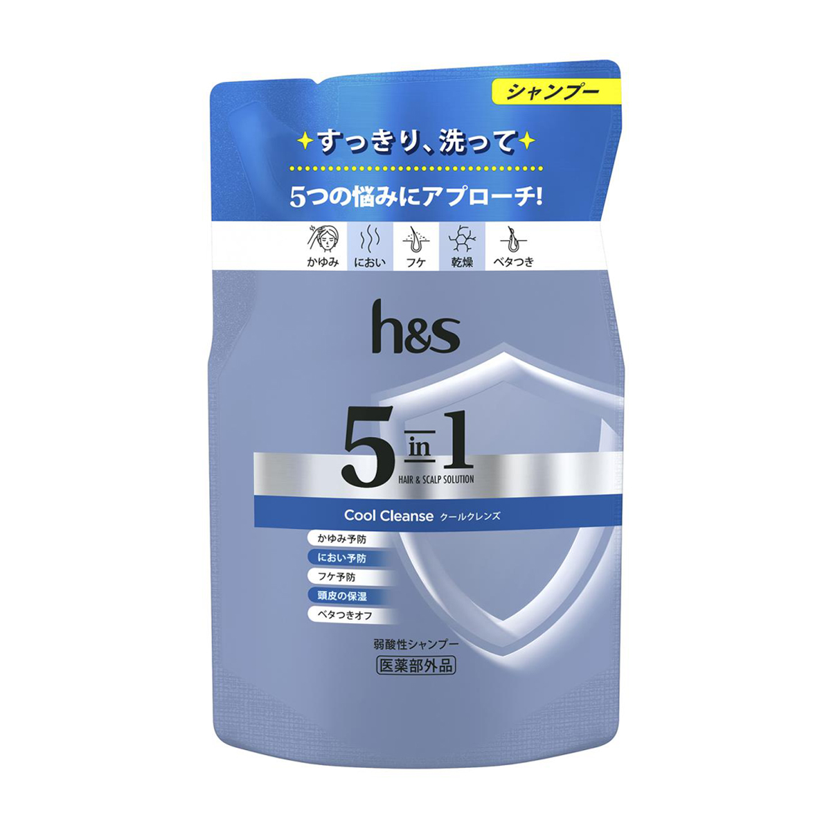 ｈ＆ｓ　５ｉｎ１　クールクレンズ　シャンプー　つめかえ　２９０ｇ