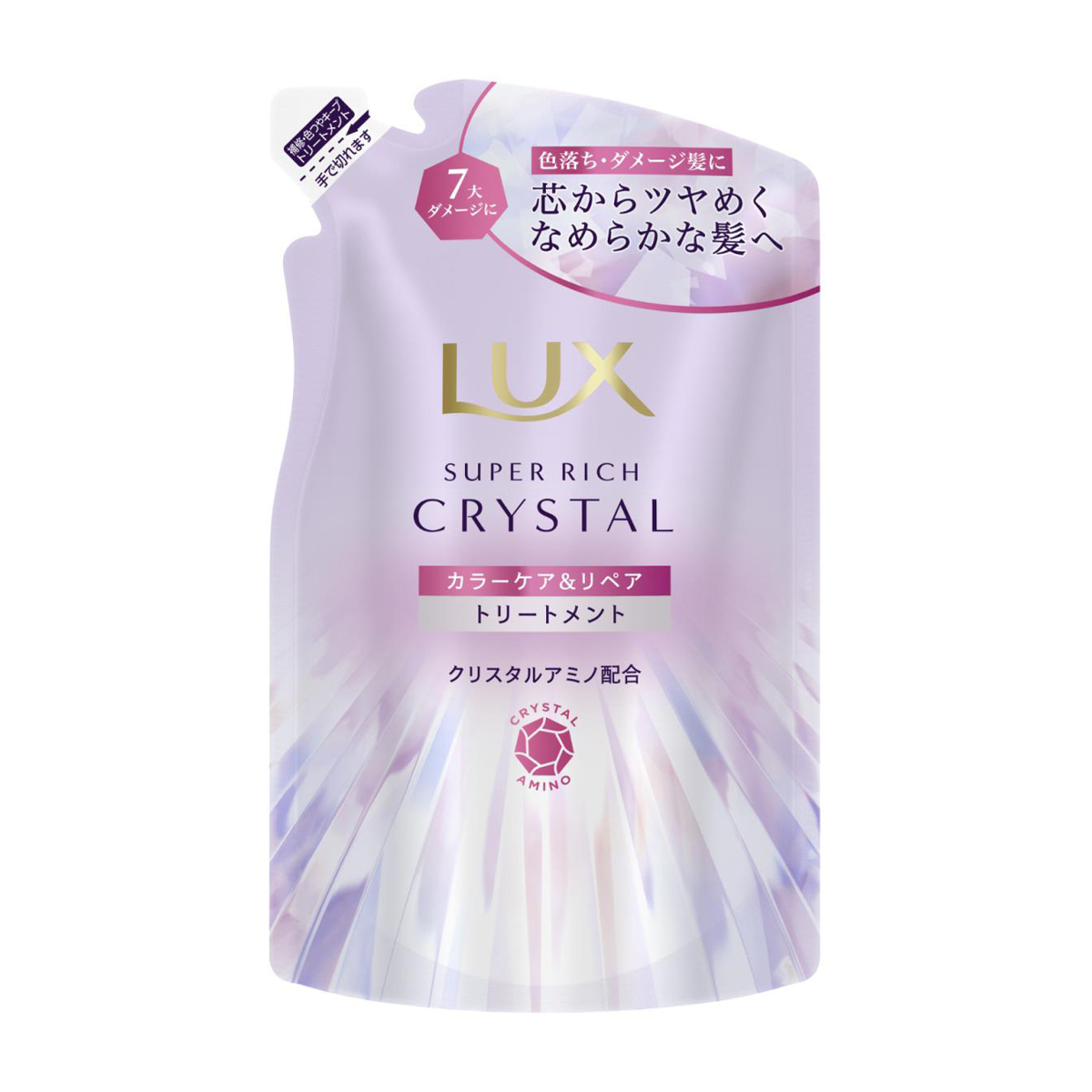 ラックス スーパーリッチクリスタル カラーケア&リペア トリートメント つめかえ用 300g