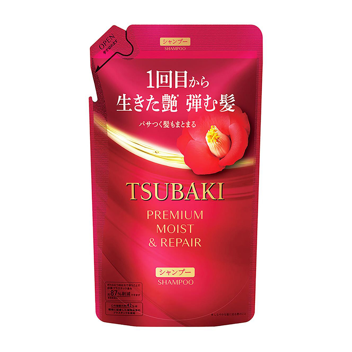 TSUBAKI プレミアム モイスト＆リペア シャンプー つめかえ用 300ml
