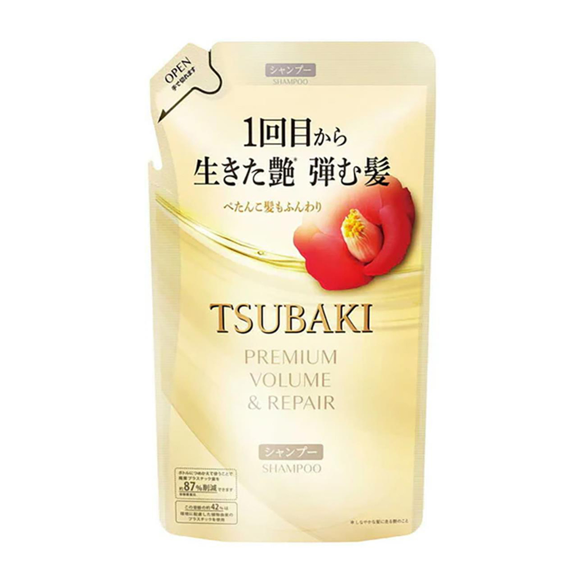 TSUBAKI プレミアム ボリューム＆リペア シャンプー つめかえ用 300ml