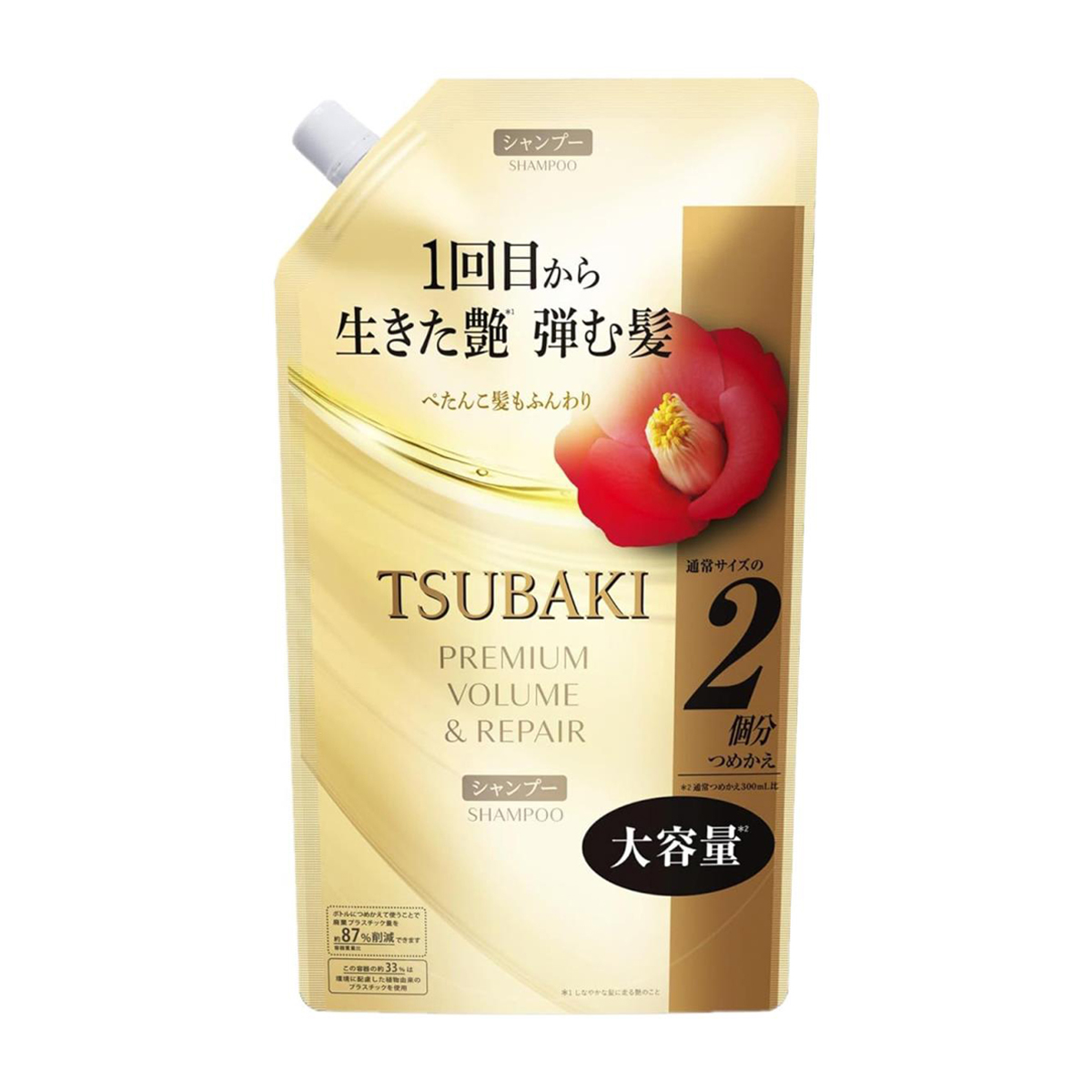 TSUBAKI プレミアム ボリューム＆リペア シャンプー つめかえ用 600ml