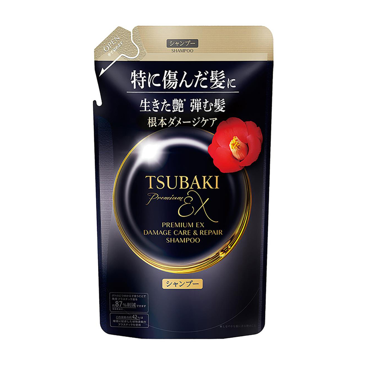 TSUBAKI プレミアムEX ダメージケア＆リペア シャンプー つめかえ用 300ml